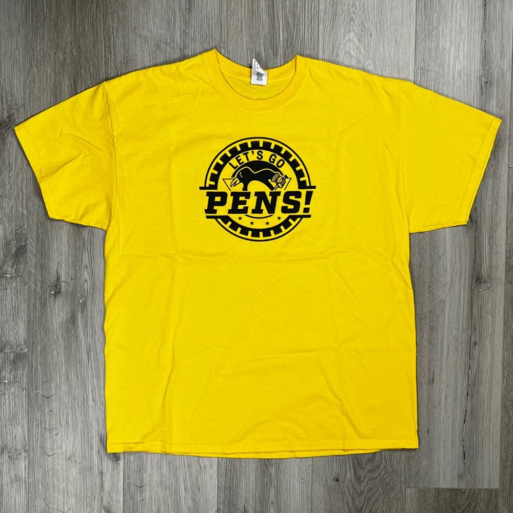 Pittsburgh Penguins NHL Vintage Y2K Gildan XL T-Shirt